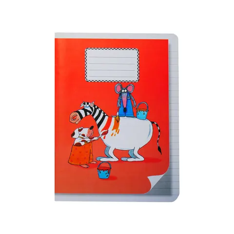 Carnet, A5, cu rânduri largi, hârtie offset, copertă moale, 20 de coli