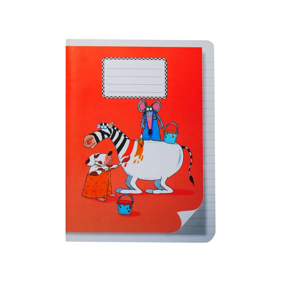 Carnet, A5, cu rânduri largi, hârtie offset, copertă moale, 20 de coli