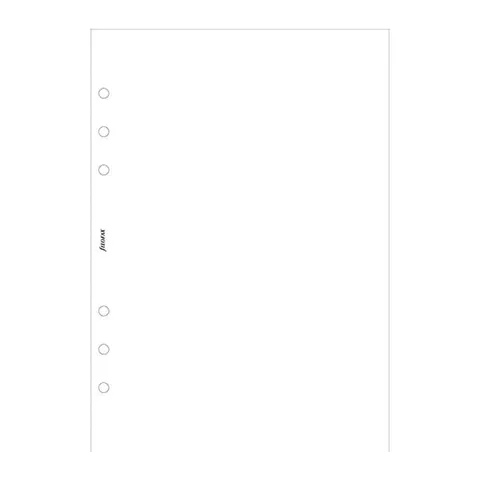 Filofax Rezervă pentru organizator, A5, 25 file, alb