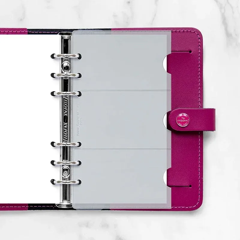 Suport pentru cărți de vizită Filofax Business Personal, transparent