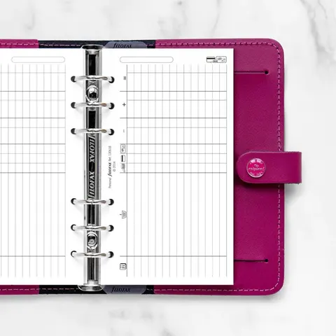 Reîncărcare Filofax pentru organizator Personal, finanțe