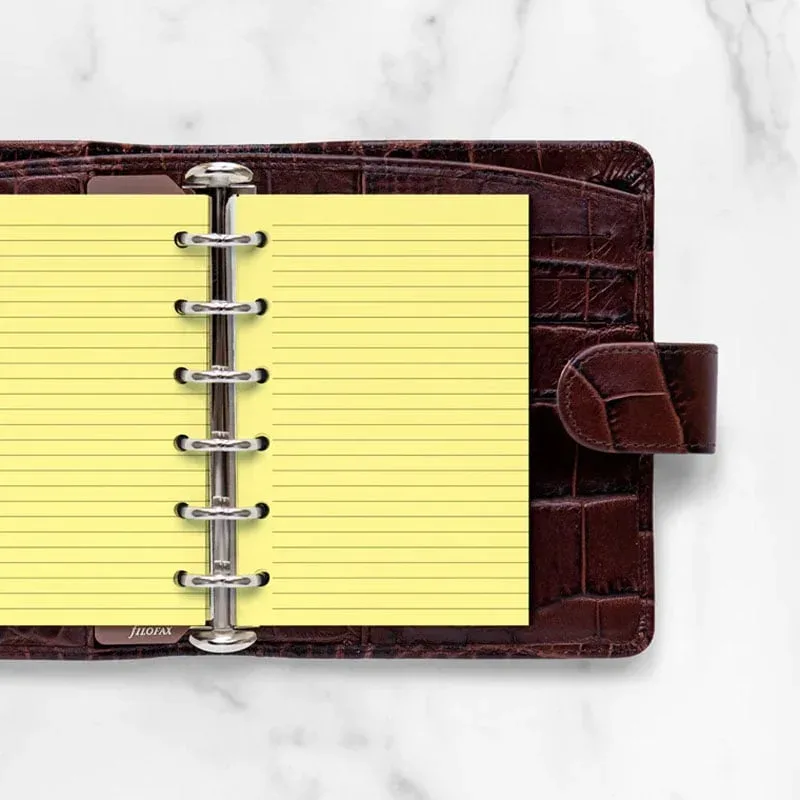Filofax Rezervă Pocket, dictando, galben