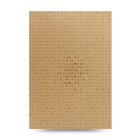 Filofax Rezervă pentru caiet A5, cu linii, maro