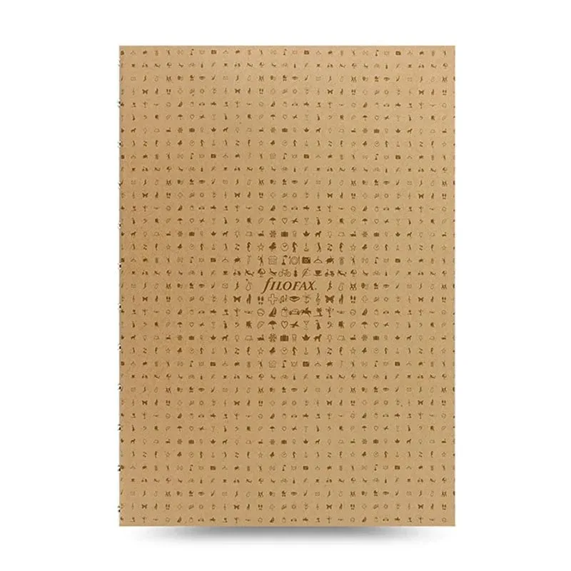 Filofax Rezervă pentru caiet A5, cu linii, maro