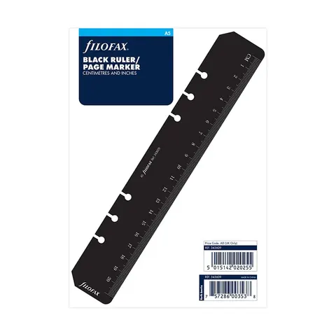 Filofax Separator Line, A5, negru