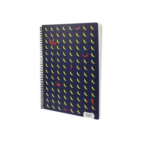 Colori Caiet, A4, dictando lat, 2 subiecte, hârtie offset, spirală, copertă moale, 100 file