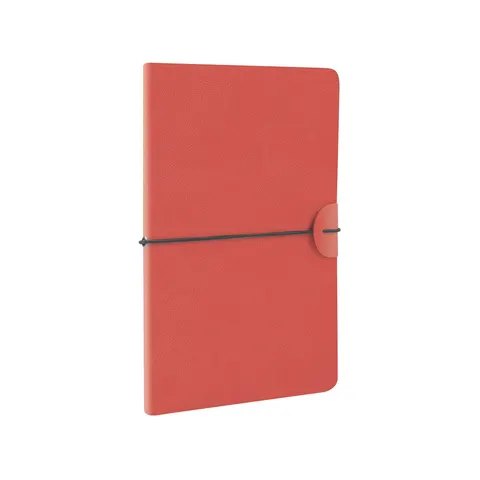 Gipta Caiet Keepnotes, hârtie crem, dictando lat, copertă tare, cu elastic, 13 x 21 cm, 120 file