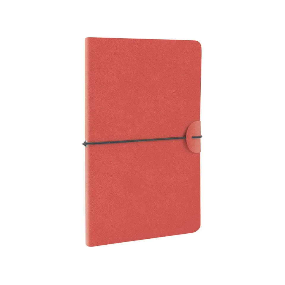 Gipta Caiet Keepnotes, hârtie crem, dictando lat, copertă tare, cu elastic, 13 x 21 cm, 120 file