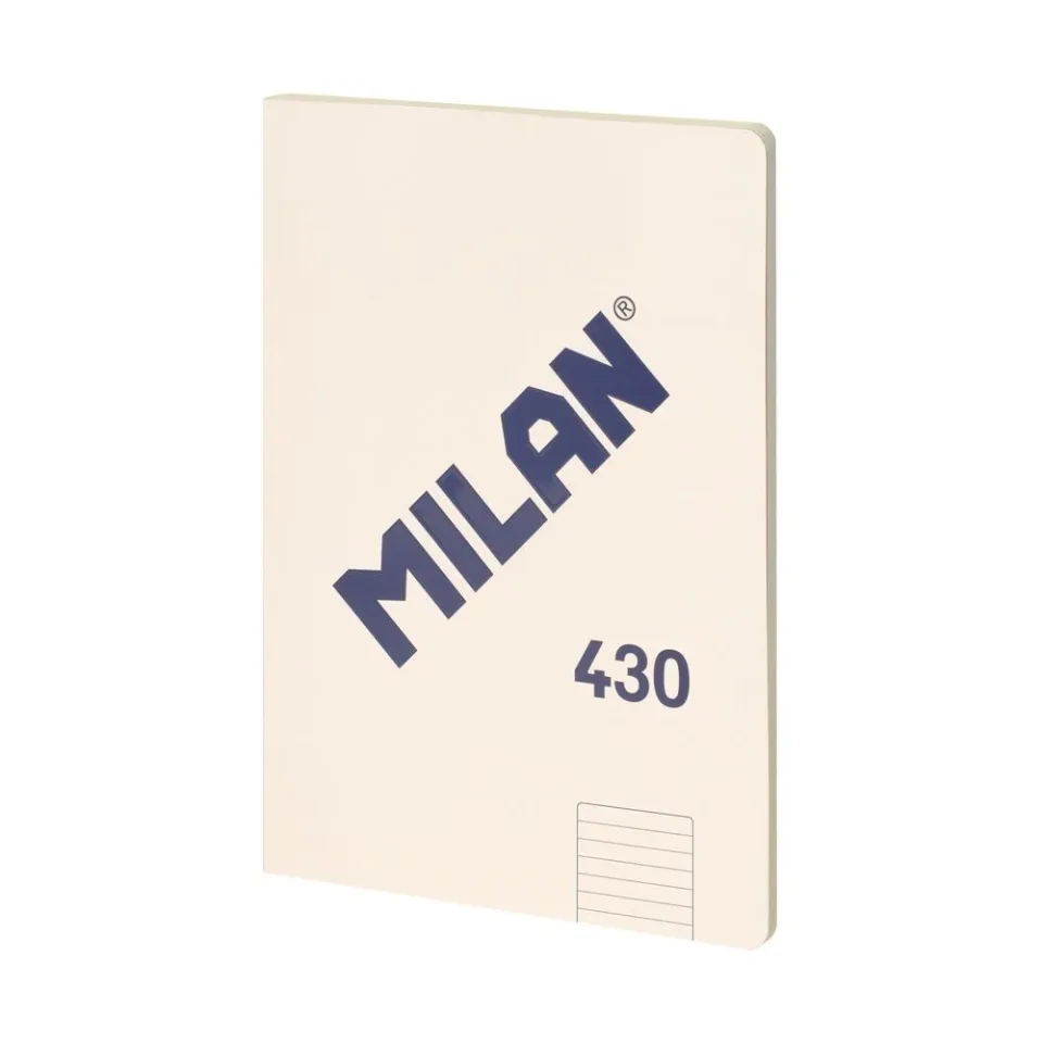 Caiet Milan 1918, A4, Liniatură Mare, Copertă Carton, 48 Foi, Bej
