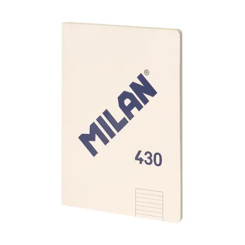 Caiet Milan 1918, A4, Liniatură Mare, Copertă Carton, 48 Foi, Bej