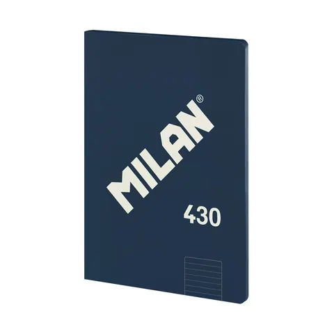 Milan Caiet 1918, A4, dictando lat, copertă din carton, 48 file, albastru închis