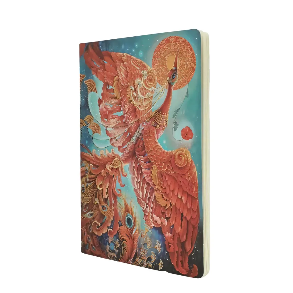 Caiet Paperblanks Firebird, A4, cu puncte, 40 file