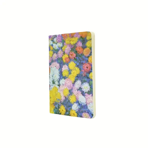 Caiet Paperblanks Monet Chrysanthemums, A5, cu linii late, 40 foi