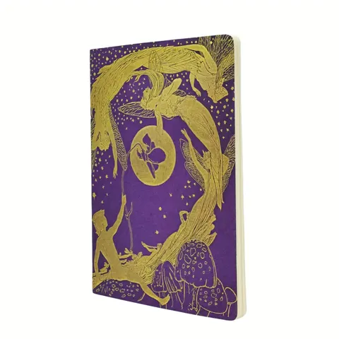 Carnet Paperblanks Violet Fairy, A4, linii late, 40 de foi