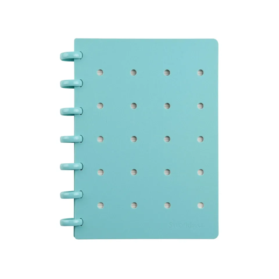 Blocnotes Sworld ME, A5, spiral, 80 file, cu 2 accesorii, albastru