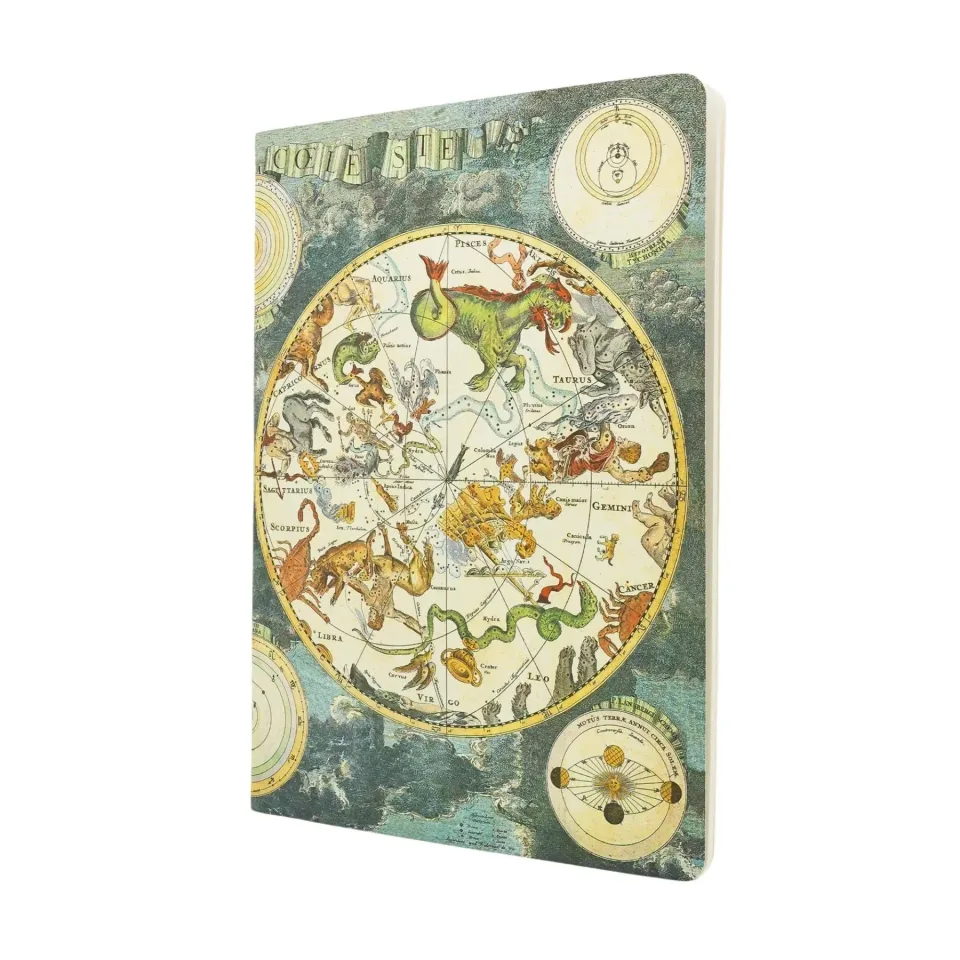 Paperblanks Caiet Celestial Planispere, A4, cu puncte, 40 file