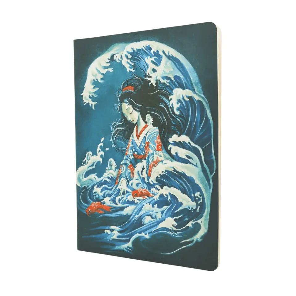 Carnet Paperblanks Empress Jingu, A4, cu linii late, 40 foi