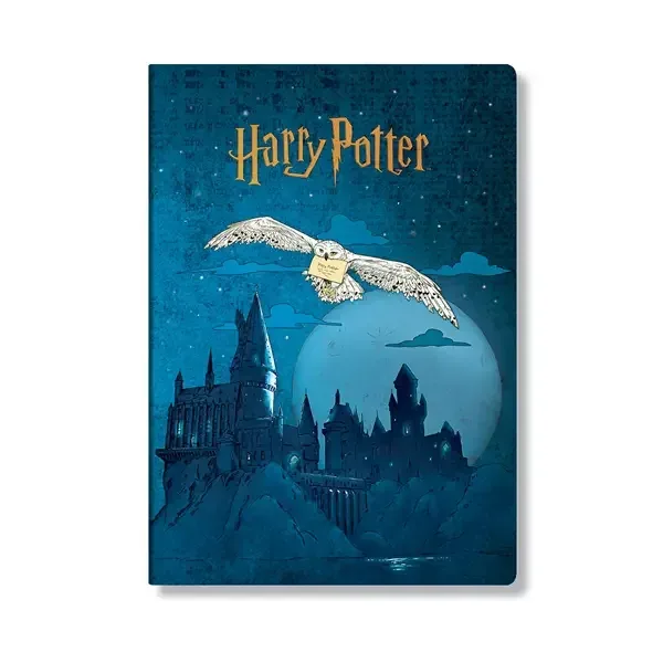 Paperblanks Caiet Escape to Hogwarts, A5, cu linii late, 40 file