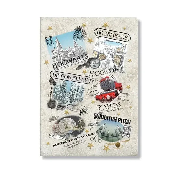 Caiet Paperblanks The Wizarding World, A5, linii late, 40 foi
