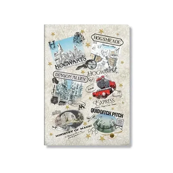 Caiet Paperblanks The Wizarding World, A6, fără linii, 40 foi