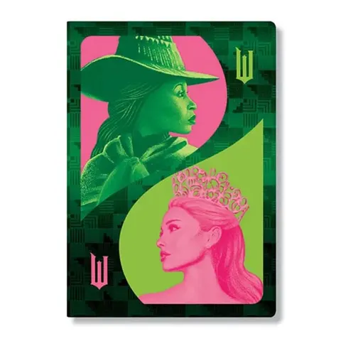 Caiet Paperblanks Pink Goes Good with Green, A4, cu puncte, 40 file