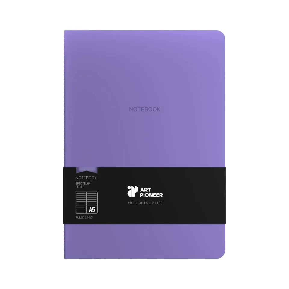 Art Pioneer Caiet Velvet Executive, A5, cusut, 64 file, mov