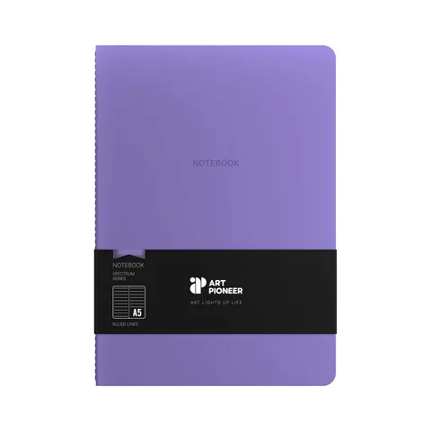 Art Pioneer Caiet Velvet Executive, A5, cusut, 64 file, mov