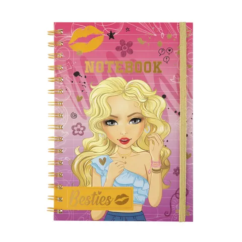 Moxy Caiet Besties, A5, 60 file, roz