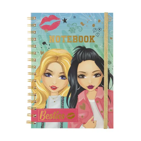 Carnet Moxy Besties, A5, 60 foi, albastru