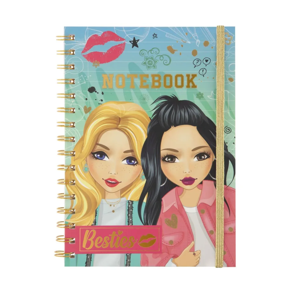 Carnet Moxy Besties, A5, 60 foi, albastru