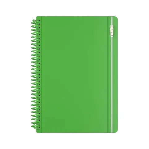 Caiet Art Pioneer Neon Future, A5, spiralat, 100 file, verde