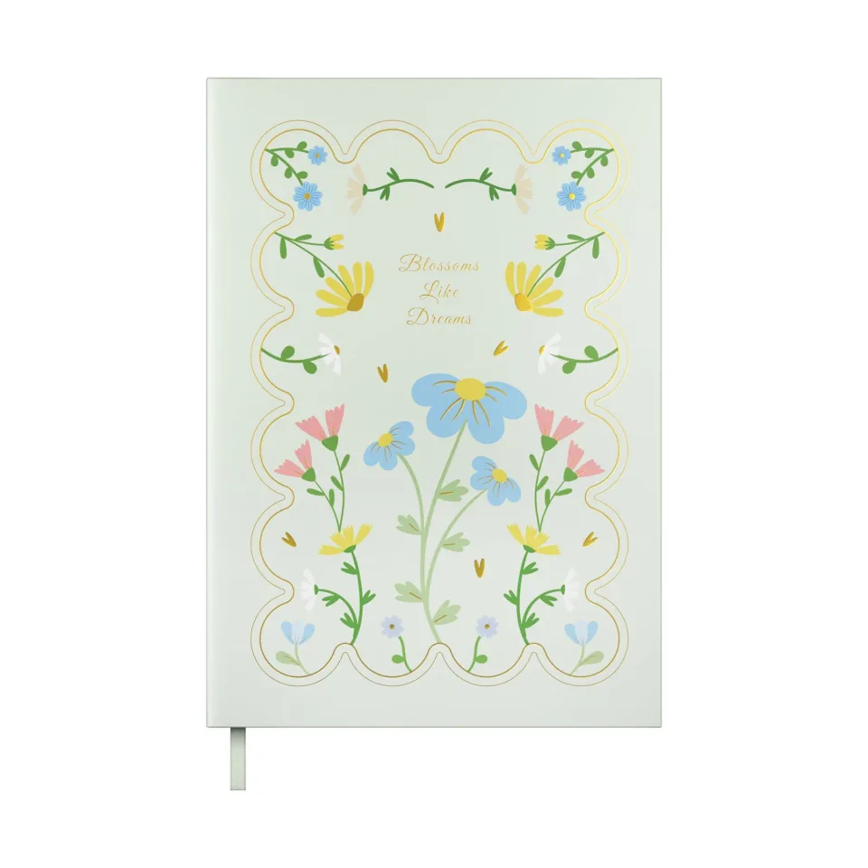 Caiet Art Pioneer, A5, copertă tare, 96 file, verde
