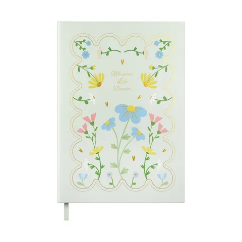 Caiet Art Pioneer, A5, copertă tare, 96 file, verde