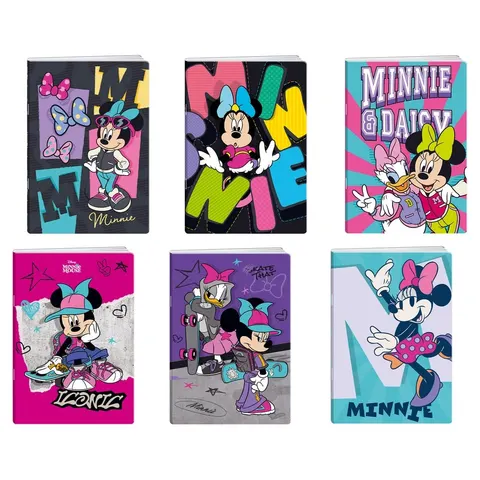 Caiet Best Buy Premium, Minnie Mouse, A5, cu linii late, hârtie offset, 50 foi, asortat, 1 bucată