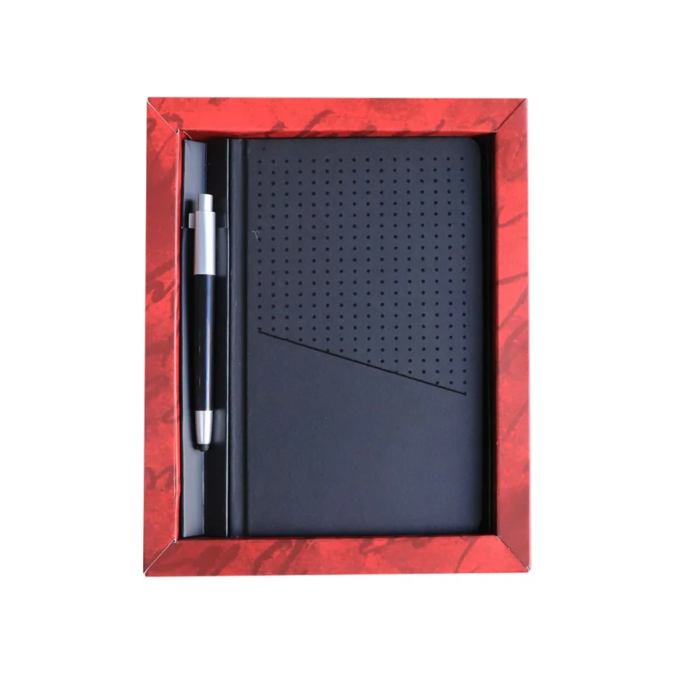 Carnet Gipta, 13 x 21 cm, cu set de pix Headline, în cutie