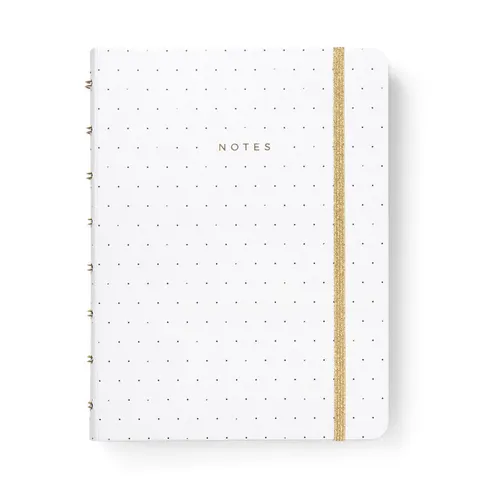 Carnet Filofax Moonlight, A5, alb