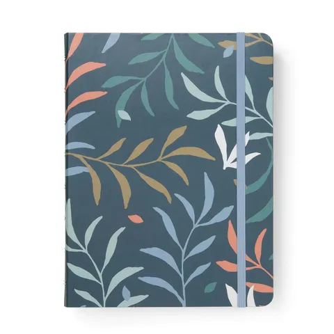Carnet Filofax Botanical, A5, albastru