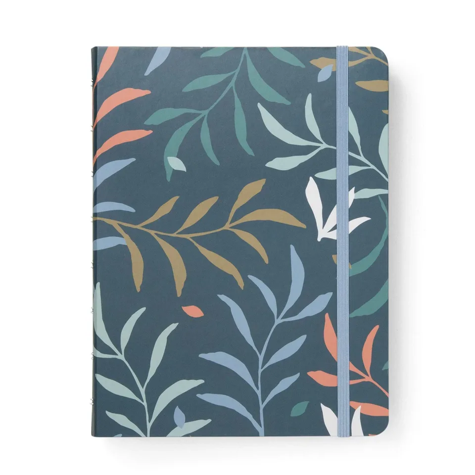 Carnet Filofax Botanical, A5, albastru