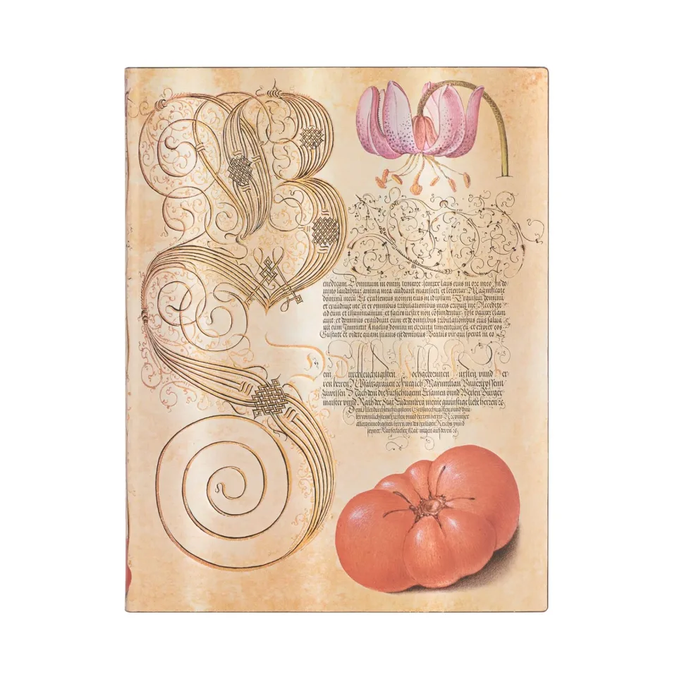 Paperblanks Caiet Lily&Tomato, Ultra, copertă moale, 88 file