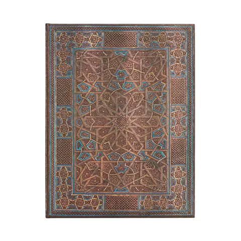 Paperblanks Caiet Midnight, 180 x 230 mm, cu linii late, copertă tare, 72 file