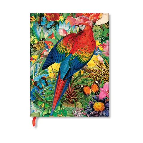 Paperblanks Caiet Garden, Ultra, cu linii late, copertă tare, 72 file