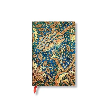 Carnet Paperblanks Morris Windrush, Mini, cu linii late, copertă moale, 104 foi