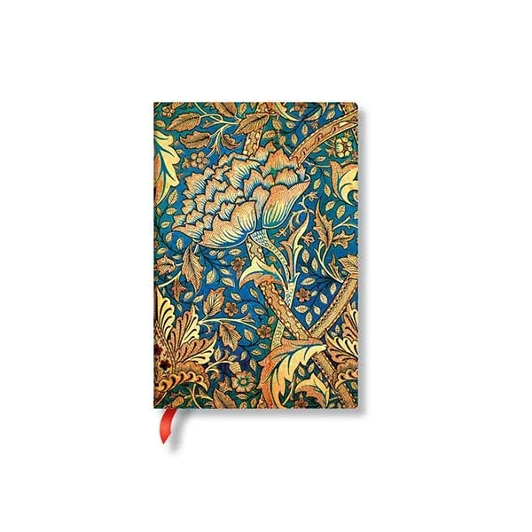 Carnet Paperblanks Morris Windrush, Mini, cu linii late, copertă moale, 104 foi