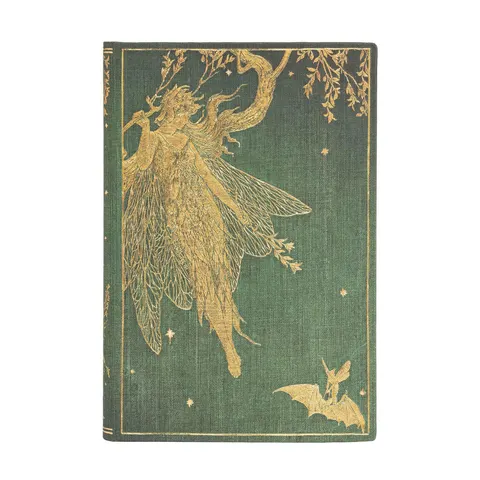Paperblanks Caiet Olive Fairy, Mini, cu linii late, copertă tare, 88 file