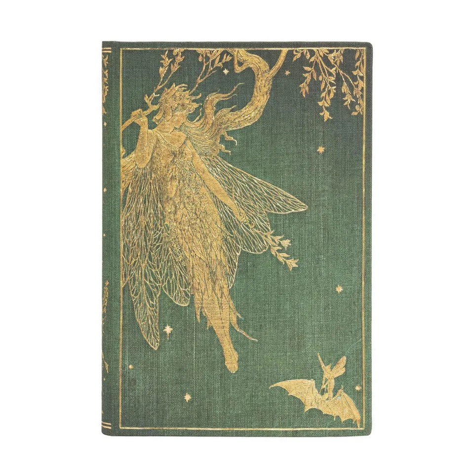 Paperblanks Caiet Olive Fairy, Mini, cu linii late, copertă tare, 88 file