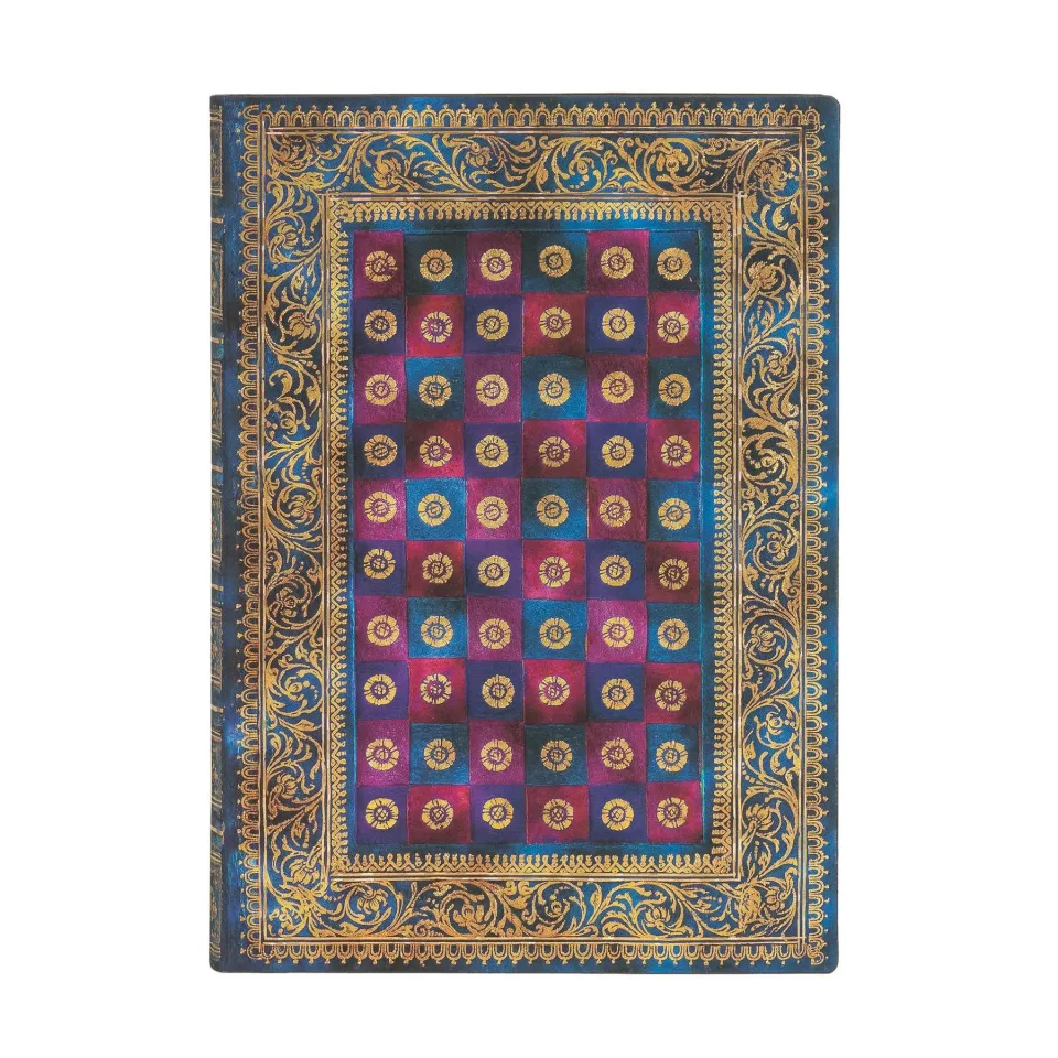 Carnet Paperblanks Celeste, Midi, liniuță lată, copertă moale, 88 file
