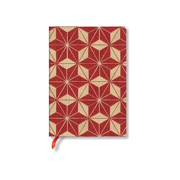 Paperblanks Caiet Hishi, Midi, dictando lat, copertă moale, 88 file