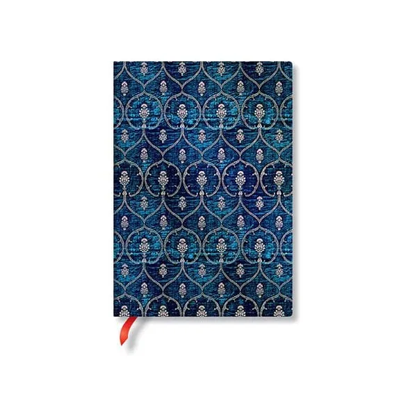 Paperblanks Caiet Blue Velvet, 130 x 180 mm, copertă moale, 88 file