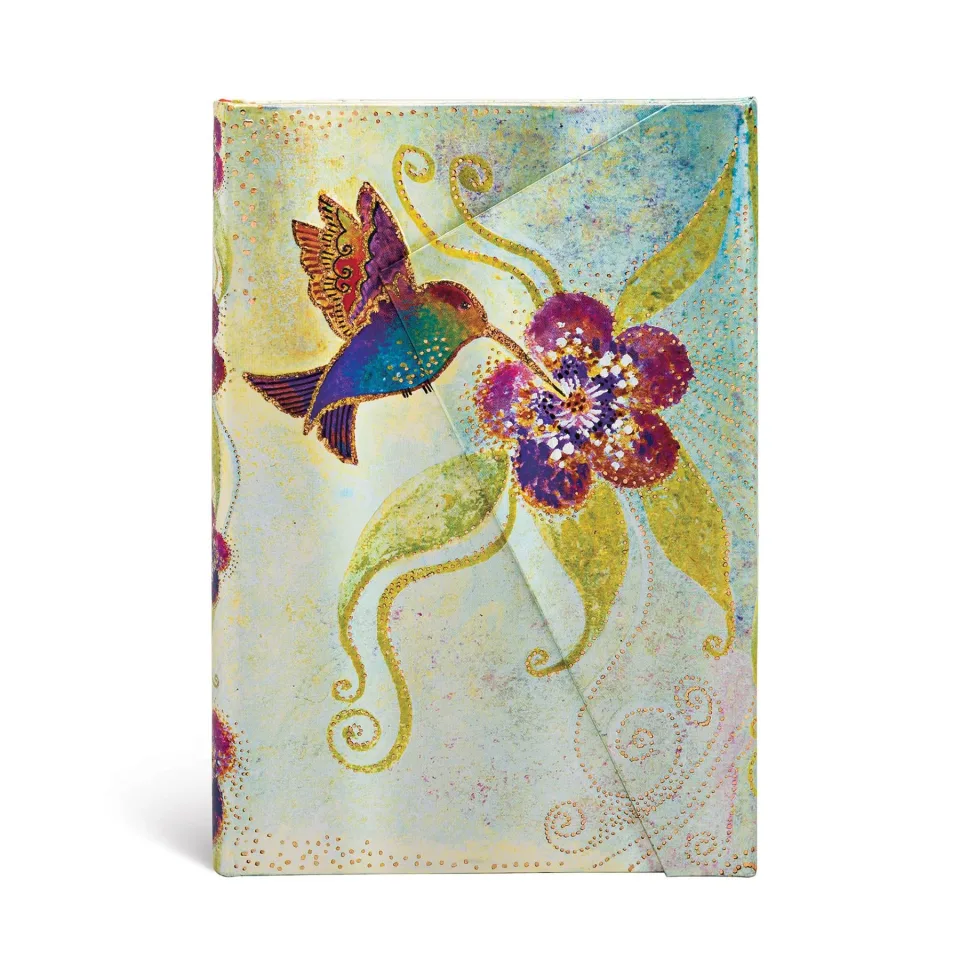 Paperblanks Caiet Hummingbird, 100 x 140 mm, linii late, copertă tare, 88 foi