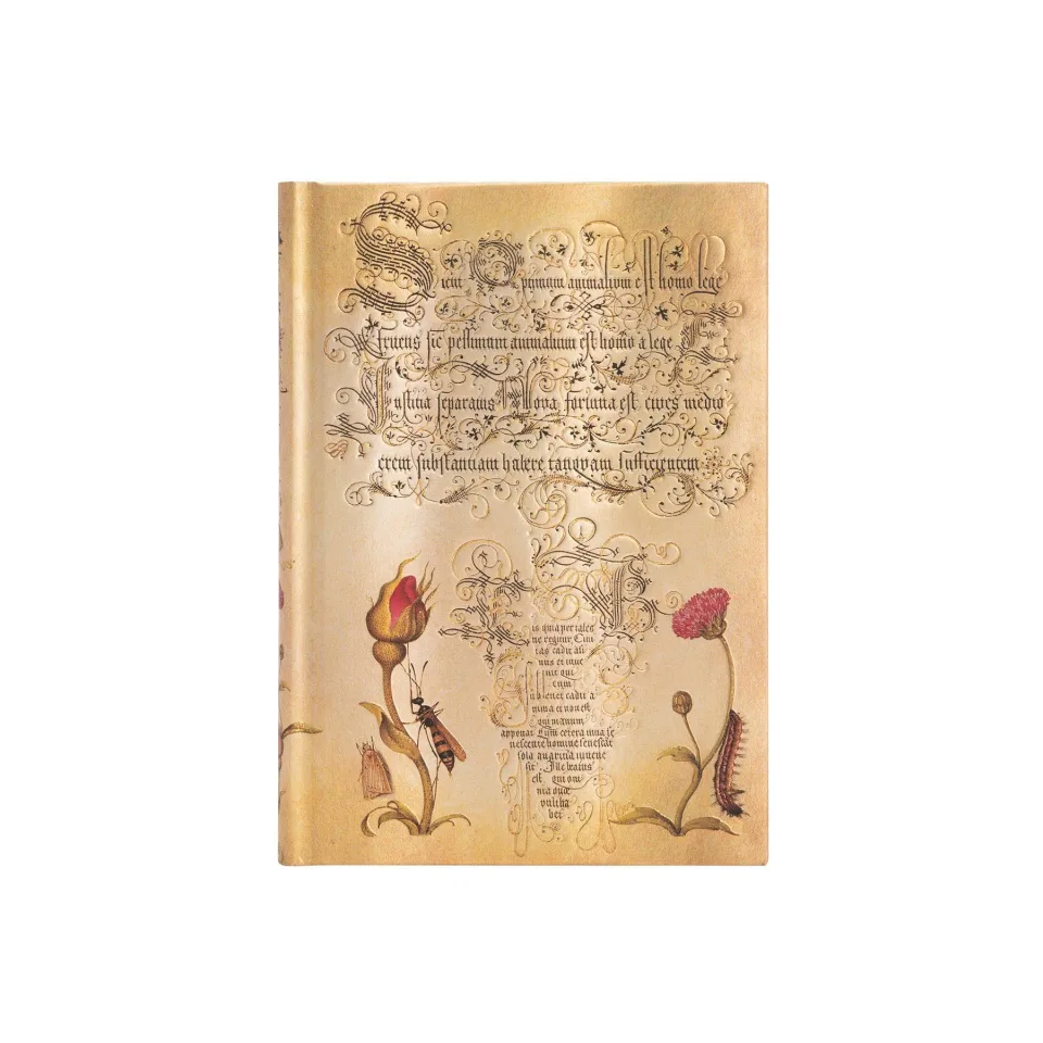 Carnet Paperblanks Flemish Rose, Midi, copertă tare, 72 file